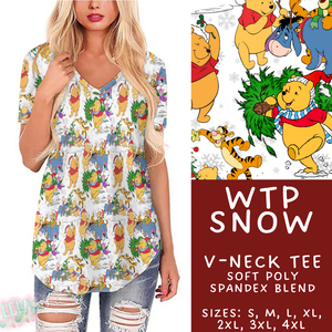 Batch #434 - Magical Christmas - Closes 10/22 - ETA early Dec - WTP Snow V-Neck Tee