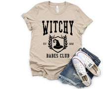 Load image into Gallery viewer, Wholesale Witchy Babes Club Graphic Tee - Olive Sweatshirt
