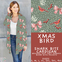 Load image into Gallery viewer, Batch #595 - Christmas Spirit 2 - Closes 10/7 - ETA early Dec - Xmas Bird Cardigan
