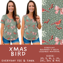 Load image into Gallery viewer, Batch #595 - Christmas Spirit 2 - Closes 10/7 - ETA early Dec - Xmas Bird Everyday Tank &amp; Tee
