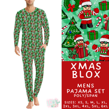 Load image into Gallery viewer, Batch #584 - Christmas Family Pajamas - Closes 9/11 - ETA mid Nov - Xmas Blox Men's Pajama Set
