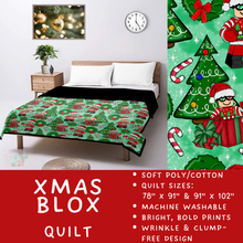 Load image into Gallery viewer, Batch #597 - Christmas Quilts - Closes 10/12 - ETA early Dec - Xmas Blox Quilt

