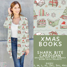 Load image into Gallery viewer, Batch #595 - Christmas Spirit 2 - Closes 10/7 - ETA early Dec - Xmas Books Cardigan

