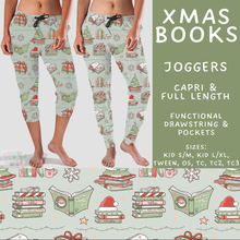 Load image into Gallery viewer, Batch #595 - Christmas Spirit 2 - Closes 10/7 - ETA early Dec - Xmas Books Full and Capri Length Joggers
