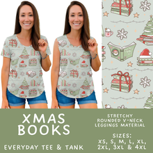 Load image into Gallery viewer, Batch #595 - Christmas Spirit 2 - Closes 10/7 - ETA early Dec - Xmas Books Everyday Tank &amp; Tee
