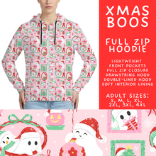 Load image into Gallery viewer, Batch #565 - Christmas in July 2 - Closes 8/5 - ETA early October - Xmas Boos Full Zip Hoodie
