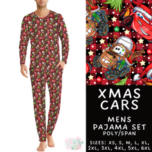 Load image into Gallery viewer, Batch #584 - Christmas Family Pajamas - Closes 9/11 - ETA mid Nov - Xmas Cars Men's Pajama Set
