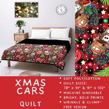 Load image into Gallery viewer, Batch #597 - Christmas Quilts - Closes 10/12 - ETA early Dec - Xmas Cars Quilt
