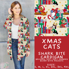 Load image into Gallery viewer, Batch #598 - Magical Character Christmas 2 - Closes 10/14 - ETA early Dec - Xmas Cats Cardigan
