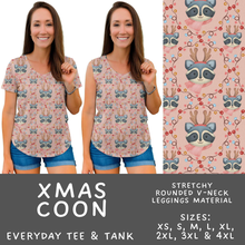 Load image into Gallery viewer, Batch #565 - Christmas in July 2 - Closes 8/5 - ETA early October - Xmas Coon Everyday Tank &amp; Tee
