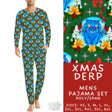 Load image into Gallery viewer, Batch #584 - Christmas Family Pajamas - Closes 9/11 - ETA mid Nov - Xmas Derp Men's Pajama Set
