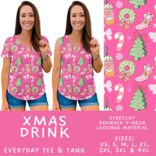 Load image into Gallery viewer, Batch #600 - Jingle all the Way 2 - Closes 10/19 - ETA early/mid Dec - Xmas Drink Everyday Tank &amp; Tee
