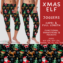 Load image into Gallery viewer, Batch #600 - Jingle all the Way 2 - Closes 10/19 - ETA early/mid Dec - Xmas Elf Full and Capri Length Joggers
