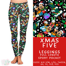 Load image into Gallery viewer, Batch #434 - Magical Christmas - Closes 10/22 - ETA early Dec - Xmas Five Full Length Leggings
