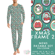 Load image into Gallery viewer, Batch #584 - Christmas Family Pajamas - Closes 9/11 - ETA mid Nov - Xmas Frame 2 Men's Pajama Set
