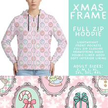 Load image into Gallery viewer, Batch #565 - Christmas in July 2 - Closes 8/5 - ETA early October - Xmas Frame Full Zip Hoodie
