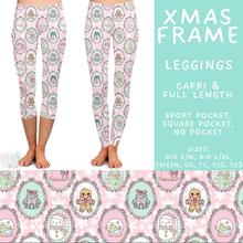 Load image into Gallery viewer, Batch #565 - Christmas in July 2 - Closes 8/5 - ETA early October - Xmas Frame Full and Capri Length Leggings
