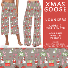 Load image into Gallery viewer, Batch #595 - Christmas Spirit 2 - Closes 10/7 - ETA early Dec - Xmas Goose Capri and Full Length Loungers
