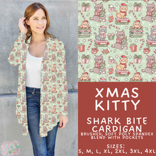 Load image into Gallery viewer, Batch #600 - Jingle all the Way 2 - Closes 10/19 - ETA early/mid Dec - Xmas Kitty Cardigan

