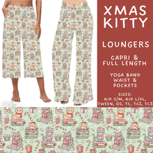 Load image into Gallery viewer, Batch #600 - Jingle all the Way 2 - Closes 10/19 - ETA early/mid Dec - Xmas Kitty Capri and Full Length Loungers
