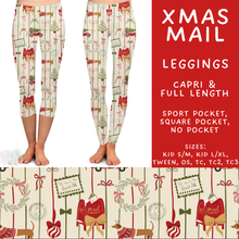Load image into Gallery viewer, Batch #595 - Christmas Spirit 2 - Closes 10/7 - ETA early Dec - Xmas Mail Full and Capri Length Leggings
