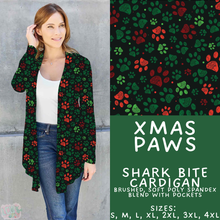 Load image into Gallery viewer, Batch #595 - Christmas Spirit 2 - Closes 10/7 - ETA early Dec - Xmas Paws Cardigan
