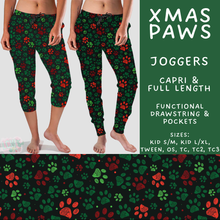 Load image into Gallery viewer, Batch #595 - Christmas Spirit 2 - Closes 10/7 - ETA early Dec - Xmas Paws Full and Capri Length Joggers
