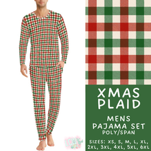 Load image into Gallery viewer, Batch #584 - Christmas Family Pajamas - Closes 9/11 - ETA mid Nov - Xmas Plaid Men's Pajama Set
