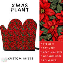 Load image into Gallery viewer, Batch #591 - Baking Spirits Bright 3 - Closes 9/28 - ETA mid/late Nov - Xmas Plant Oven Mitts
