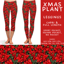Load image into Gallery viewer, Batch #595 - Christmas Spirit 2 - Closes 10/7 - ETA early Dec - Xmas Plant Full and Capri Length Leggings
