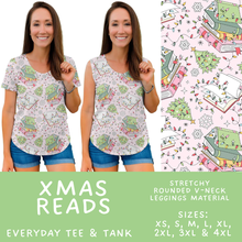Load image into Gallery viewer, Batch #565 - Christmas in July 2 - Closes 8/5 - ETA early October - Xmas Reads Everyday Tank &amp; Tee

