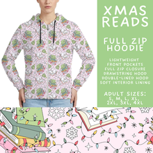 Load image into Gallery viewer, Batch #565 - Christmas in July 2 - Closes 8/5 - ETA early October - Xmas Reads Full Zip Hoodie
