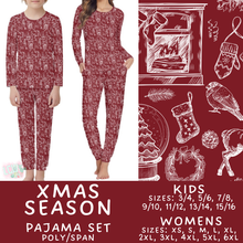 Load image into Gallery viewer, Batch #584 - Christmas Family Pajamas - Closes 9/11 - ETA mid Nov - Xmas Season Womens &amp; Kids Pajama Set
