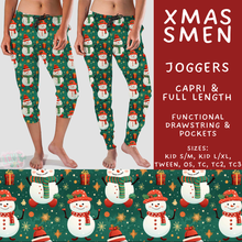 Load image into Gallery viewer, Batch #574 - HalloThanksMas - Closes 8/24 - ETA mid/late October - Xmas SMen Full and Capri Length Joggers
