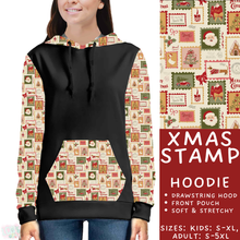 Load image into Gallery viewer, Batch #574 - HalloThanksMas - Closes 8/24 - ETA mid/late October - Xmas Stamp Hoodie
