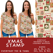 Load image into Gallery viewer, Batch #574 - HalloThanksMas - Closes 8/24 - ETA mid/late October - Xmas Stamp Everyday Tank &amp; Tee

