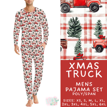 Load image into Gallery viewer, Batch #584 - Christmas Family Pajamas - Closes 9/11 - ETA mid Nov - Xmas Truck Men's Pajama Set
