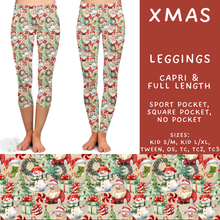 Load image into Gallery viewer, Batch #600 - Jingle all the Way 2 - Closes 10/19 - ETA early/mid Dec - Xmas Full and Capri Length Leggings
