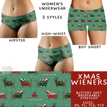 Load image into Gallery viewer, Ready to Ship - Xmas Wieners Women's Underwear - Hipster TC2
