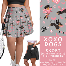 Load image into Gallery viewer, Batch #453 - Love Day 2 - Closes 11/24 - ETA mid Jan - XOXO Dogs Skort
