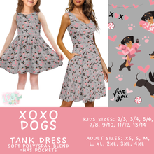 Load image into Gallery viewer, Batch #452 - Mom &amp; Me Love - Closes 11/21 - ETA early Jan - XOXO Dogs Women&#39;s &amp; Girl&#39;s Tank Dress
