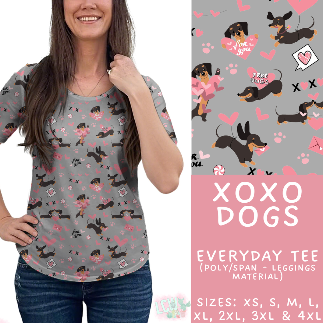 Batch #453 - Love Day 2 - Closes 11/24 - ETA mid Jan - XOXO Dogs Everyday Tee