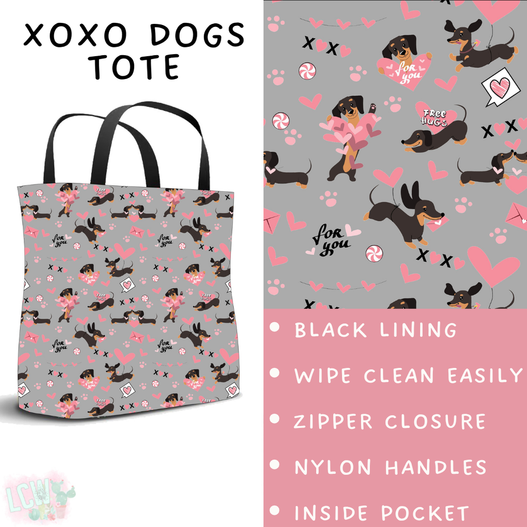 Batch #453 - Love Day 2 - Closes 11/24 - ETA mid Jan - XOXO Dogs Tote