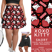 Load image into Gallery viewer, Batch #457 - Magical Character Love Collection - Closes 12/1 - ETA mid Jan - XOXO Kitty Alien Skort
