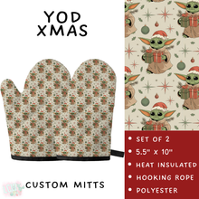 Load image into Gallery viewer, Batch #591 - Baking Spirits Bright 3 - Closes 9/28 - ETA mid/late Nov - Yod Xmas Oven Mitts
