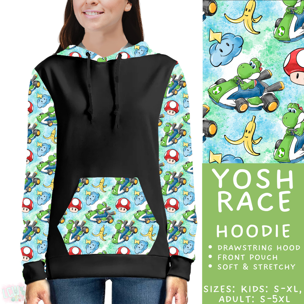 Batch #454 - Cool Characters 10 - Closes 11/26 - ETA mid Jan - Yosh Race Hoodie