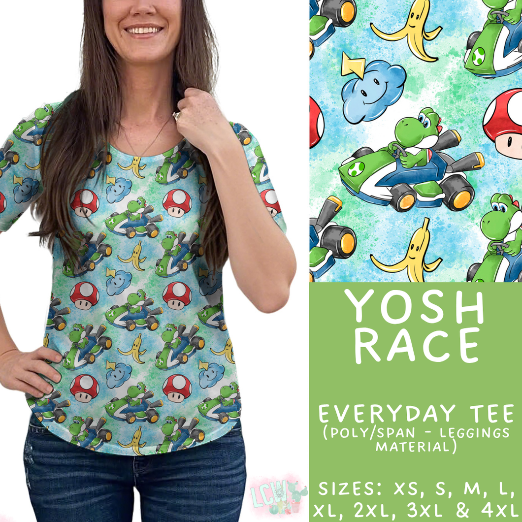 Batch #454 - Cool Characters 10 - Closes 11/26 - ETA mid Jan - Yosh Race Tee