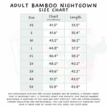 Load image into Gallery viewer, Ready to Ship - Winter Frames Adult &amp; Kid's Bamboo Nightgown - 5T, 6T &amp; Adult M
