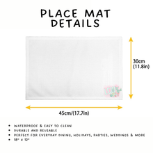 Load image into Gallery viewer, Batch #602 - Table Runners &amp; Placemats - Closes 10/23 - ETA mid Dec - Pop Bday Placemat

