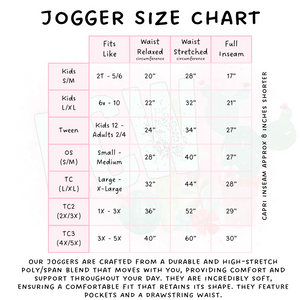 Ready to Ship - Stitch Hearts - Joggers